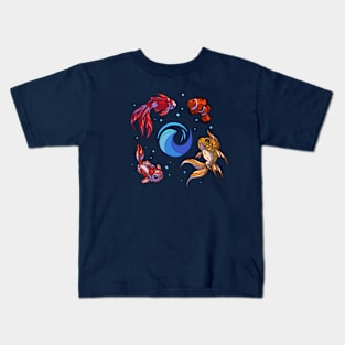 Happy fishes Kids T-Shirt